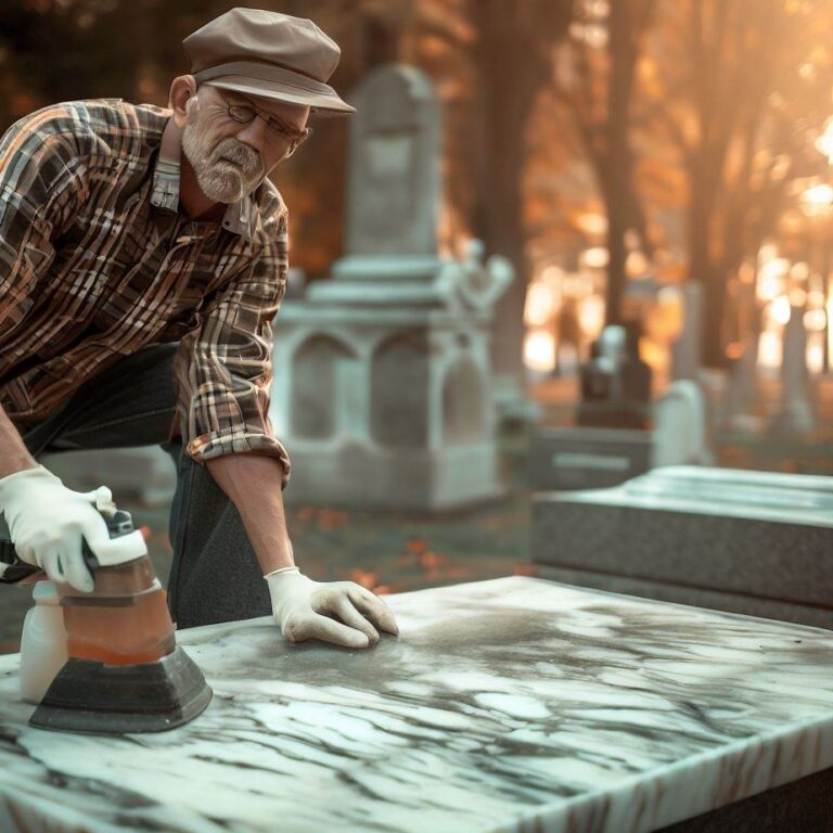 Cu ce se curată marmura la cimitir
