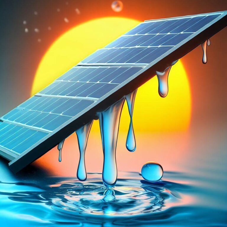 De ce curge apa din panoul solar?