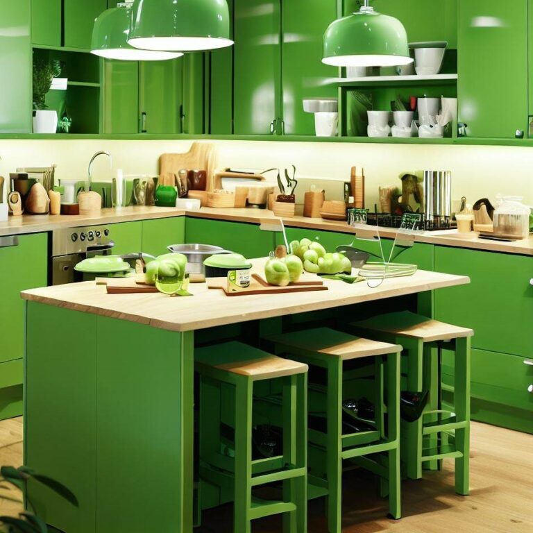 Mobila Bucătărie Ikea Verde